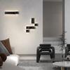 Modern Simple 6W/9W/12W LED Wall Lamp Bedroom Bedside Lamp Living Room Aluminum Home Decor Wall Light White/Black Fixtures