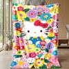 Soft Flannel Blanket Lightweight Cozy Bedroom Living Room CoverHello Kitty