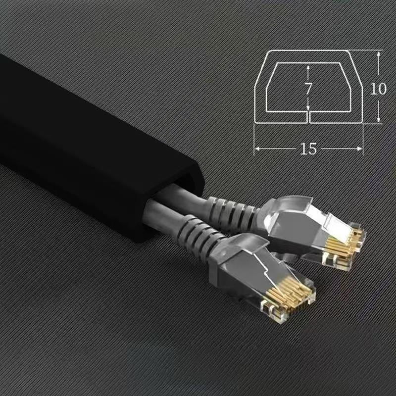 PVC Self-Adhesive Wire Protection Sealing Strips - Cuttable, Threading-Compatible