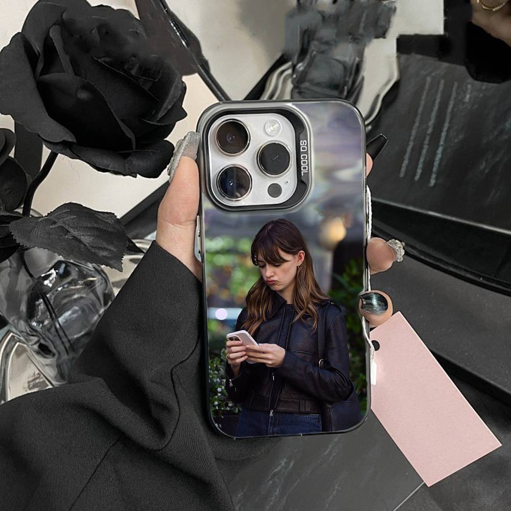 

Emily B-Bader Phone Case For iPhone 16,15,14,13,12,17,Pro,MAX white Matte Shockproof Cover iPhone16promax