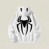 Oversized Spider Demon Horn Hoodie Women Men Winter Thick Cotton Blend Casual Streetwear