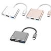 Type-c HUB USB C To HDMI-Compatible Splitter USB-C 3 IN 1 4K HDMI USB 3.0 PD Fast Charging Smart Adapter For MacBook Dell
