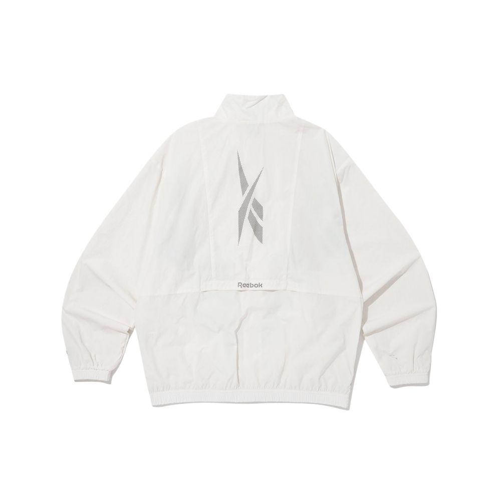 Reebok Color Block Stand Collar Sweatshirt Unisex Sweatshirt White REJU4EJ30OW