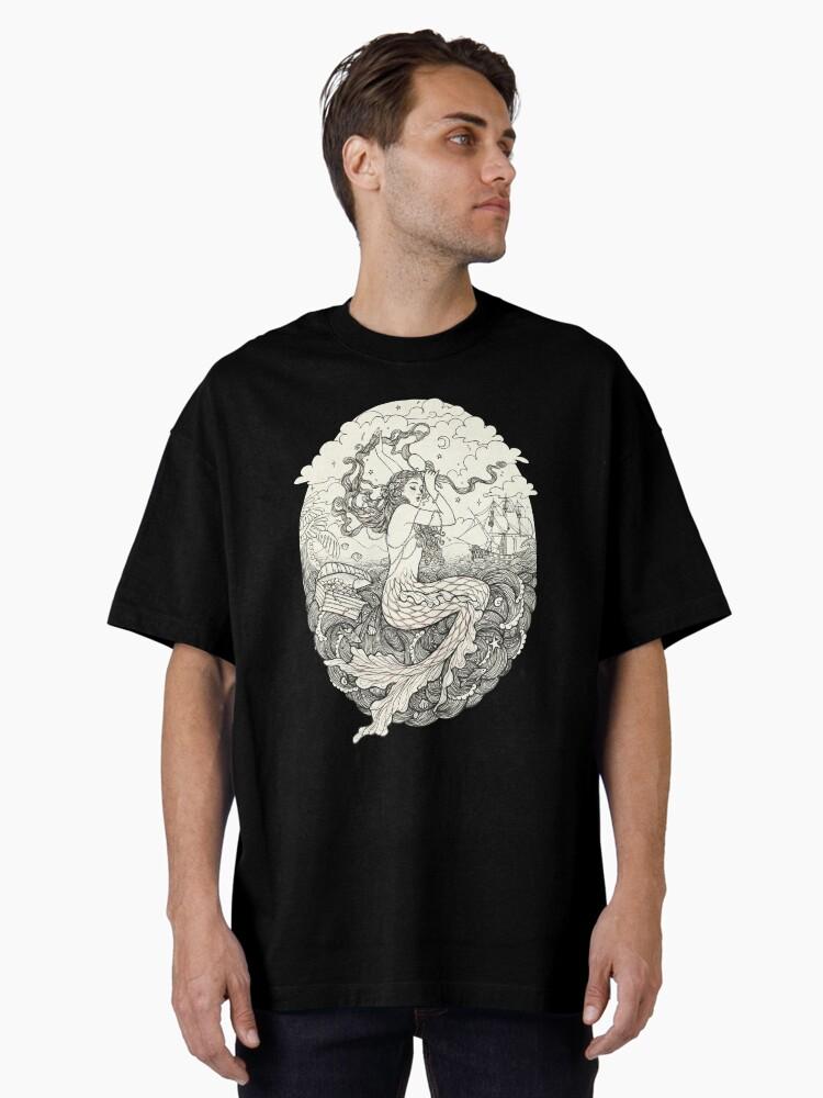 A Lull in the Sea Mermaid Oversized Unisex T-Shirt