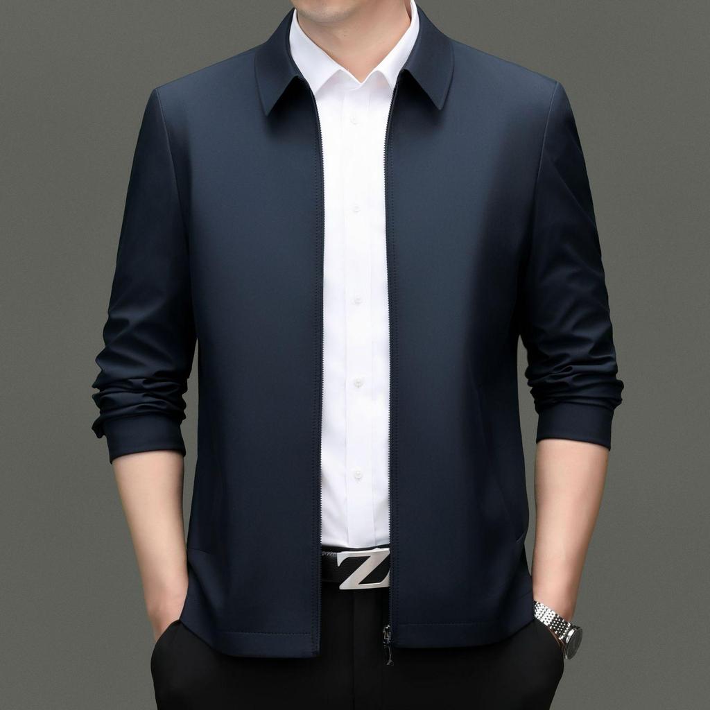 Men's 2025 Autumn/Winter Executive Jacket: Non-Iron, Wrinkle-Resistant Business Casual Outerwear