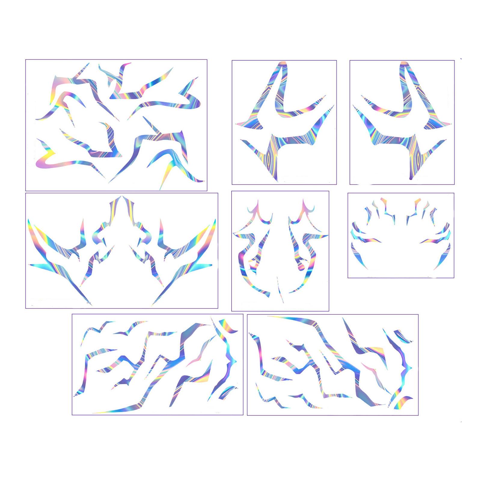 

Party Role-playing Lightning- Makeup Face Stickers One Size