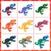 3D Printed Dragon Funny Crafts Model Decoration Fidget Toy Rotatable Tyrannosaurus Rex Skeleton Dinosaur Gift for Kids Birthdays