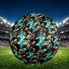 The Legend of Zelda Print Size 5 Soccer Ball, PU Wear Resistant Football for Match Training and Daily Practice, Birthday Gift for Soccer Fans