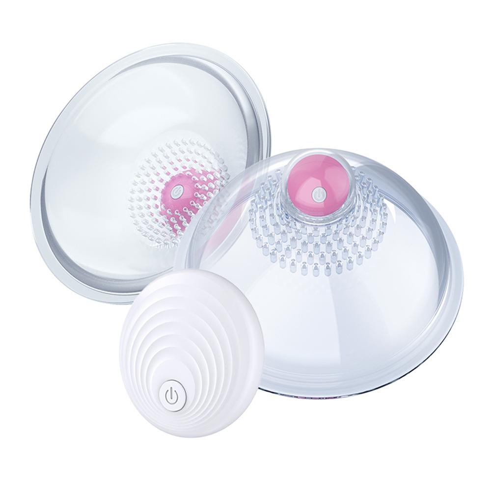 Breast Enlargement Stimulation Nipple Vagina Clitoris Sucker For Women Clit Vibrator Vacuum Pump Cover Adult Masturbator Sex Toy