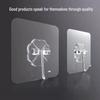 Jujie Seamless Transparent Adhesive Wall Hooks