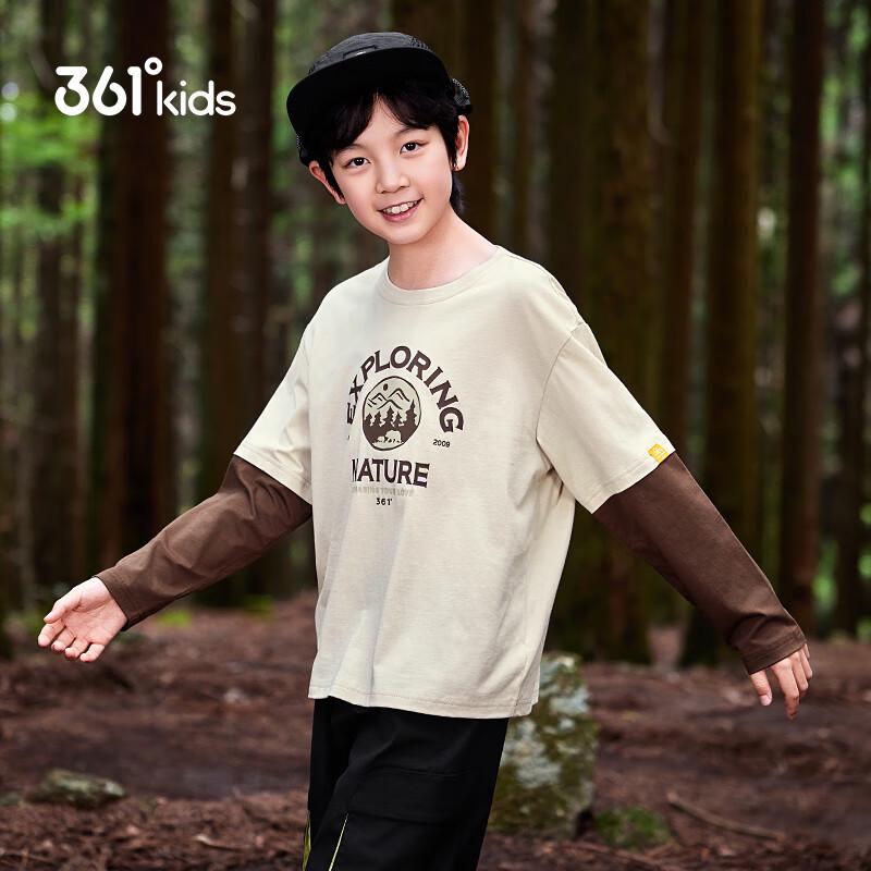361° Boys  Faux-Layer Long Sleeve T-Shirt 140
