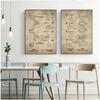 DNA und RNA Genetischer Code Wandkunst Leinwandbild Drucke Genetik Biochemie Studenten Geschenk Vintage Poster Wissenschaftliche Wanddekoration