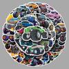 100 Monster Truck Stickers - Trendy Big Foot Car Series, Waterproof for Helmets, Suitcases, Diaries & DIY
