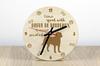 Dogue De Bordeaux, French Mastiff, Bordeauxdog - Clock with Dog, Wooden Clock with Engraving, Personalised Clock by Art-Dog