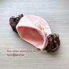Baby Girl Cotton Beanie - High Elasticity, Cute Wig-Style Hat for Newborns, Spring & Autumn Style