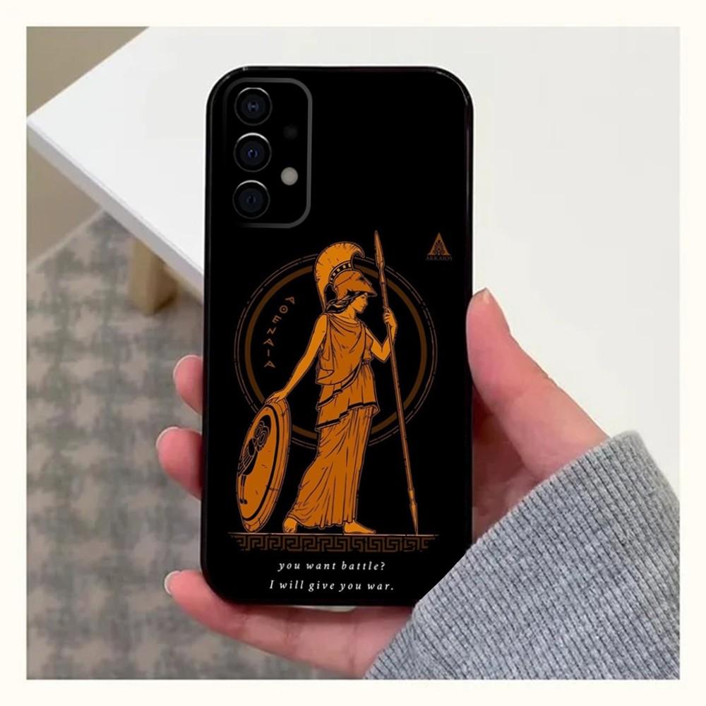 

Greek Mythology Athena Phone Case For Samsung Galaxy A20,A21s,A22,A31,A32,A52,A53,A72,73,A80,A91 Soft Black Cover Samsung a535g