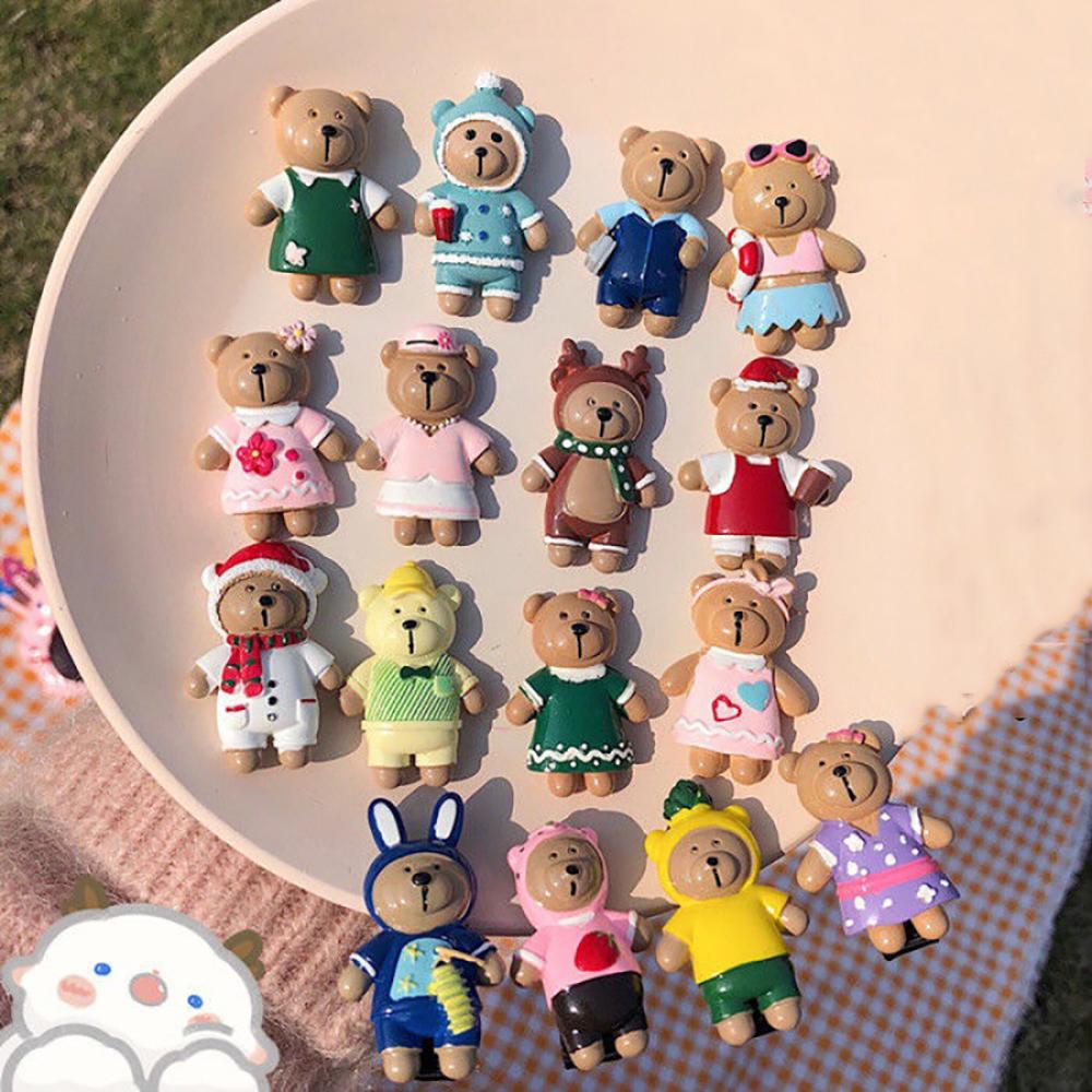 

Cute Korean Girls Women Headdress Resin Hair Clip Bear Hairpin Hair Accessories Barrette
