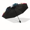 Mickey Mouse,Disney Automatic Opening and Closing Umbrella - 8-rib Folding Design, Lightweight and Portable, Suitable for Daily Business Use