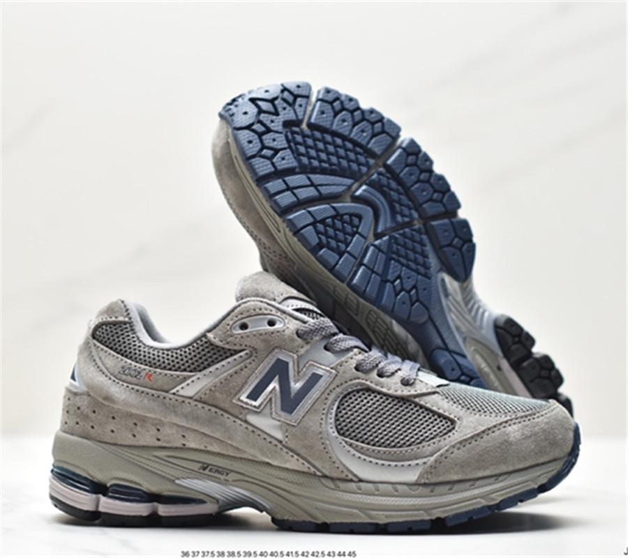 Pure Original Nb2002rc Grey Sneakers - Unisex Dad Shoes with Thick Sole for Height Increase, Retro Style, Breathable Design.