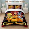 Bedding Set 1 Duvet Cover 2 Pillowcases Five Nights At Freddy’s Print Soft Bed Linen Bedroom Decor