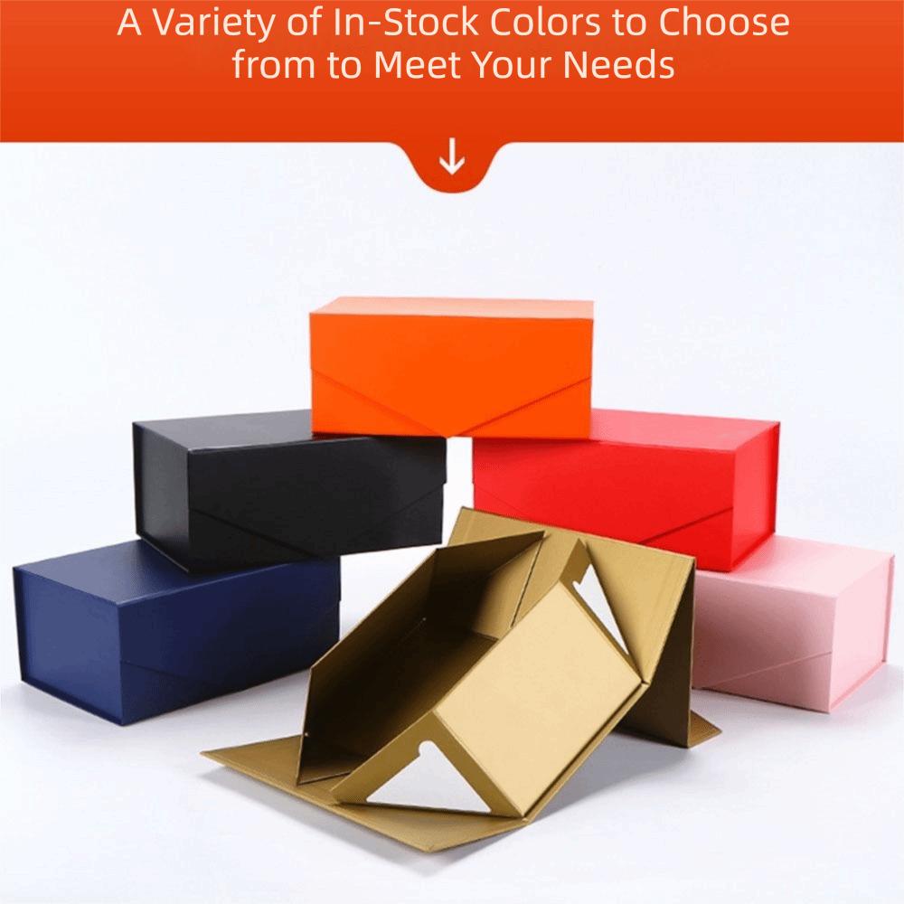 Thick Magnetic Gift Box Foldable Clamshell Presents Box Paper Packaging Box Folding Gift Box Party