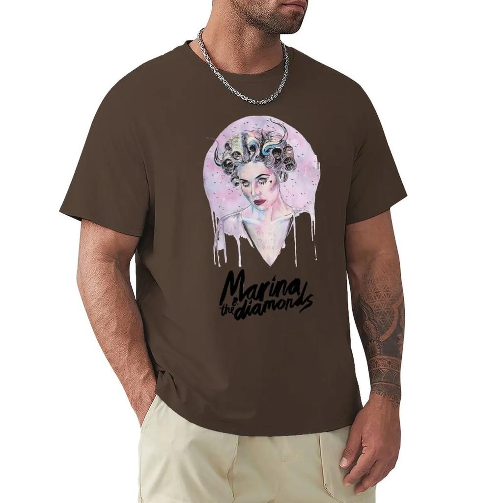 Marina and the Diamonds TShirt vintage for a boy boys whites plain white t shirts men