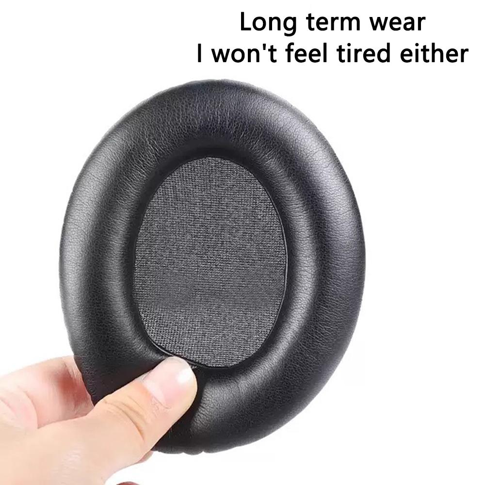 

1 Pair For Sennheiser HD200 Pro Headset Ear Pads Protein Leather+Memory Foam Ear Cushions Type A