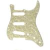 Fender Pickguard 11-HOLE MODERN STYLE STRATOCASTER® S/S/S PICKGUARD, AGED WHITE MOTO