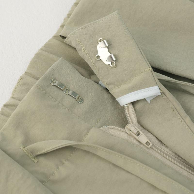 Old money style design scimitar wide-leg pants women's summer new high-waisted drawstring relaxation sports overalls