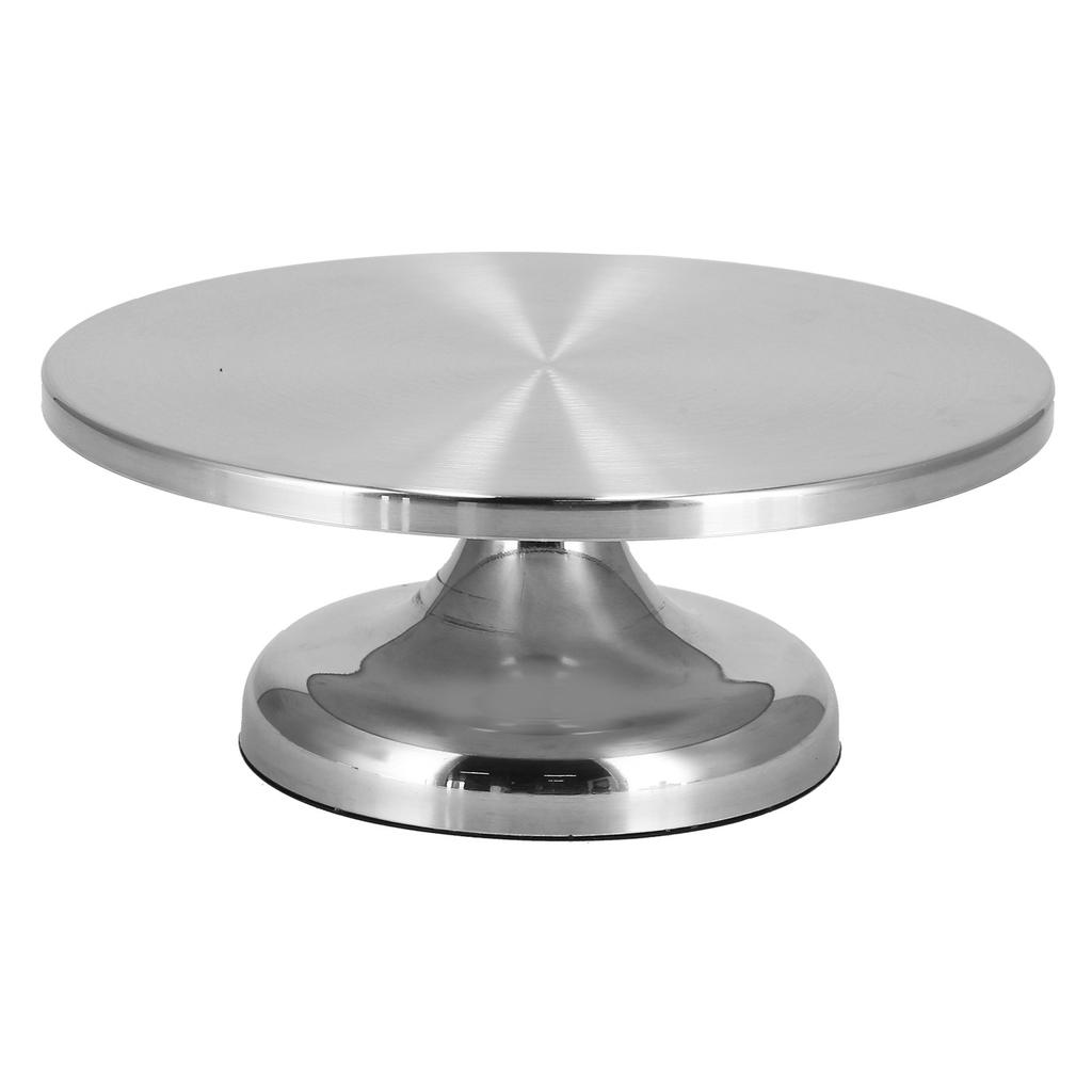 30cm Revolving Cake Stand Non Slip Aluminum Alloy Rotating Cake Turntable Kitchen Baking Accessory