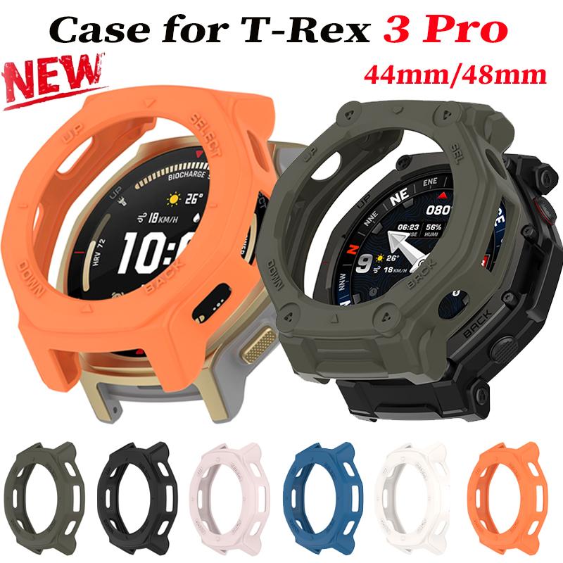 Per Amazfit T-Rex 3 Pro 44mm Custodia Cover Guscio Protettivo Schermo in TPU Paraurti Per Amazfit T-Rex3 Pro 48mm Guscio Protettivo Accessorio