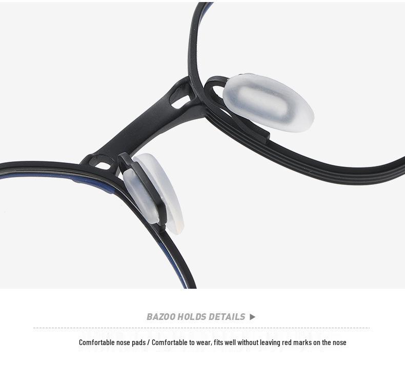 Yuanzaki Anti-Gang Pure Titanium Retro Square Eyeglasses - Handmade Prescription Frames