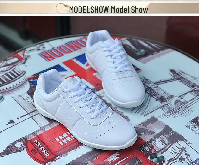 Yingrui Damen- & Kinder-Weiße Wettkampf-Cheerleading- und Tanz-Trainingsschuhe