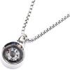 Compass Necklace,Mini Pocket Compass,Camping Hiking Metal Survival Compass for Men Women