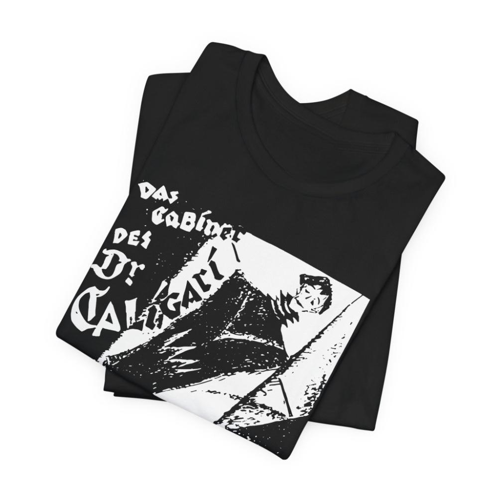 The Cabinet of Dr Caligari classic moviethemed Tshirt horror Tshirt German silent horror film top suitable for all seasons