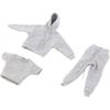 Yiju 3X 1:12 Man's Sweatshirt Outfit,1/12 Scale Figure Doll Clothes,Pants+Hoody Outfit Costume for 6 Inch Action Figure Clothes Toy