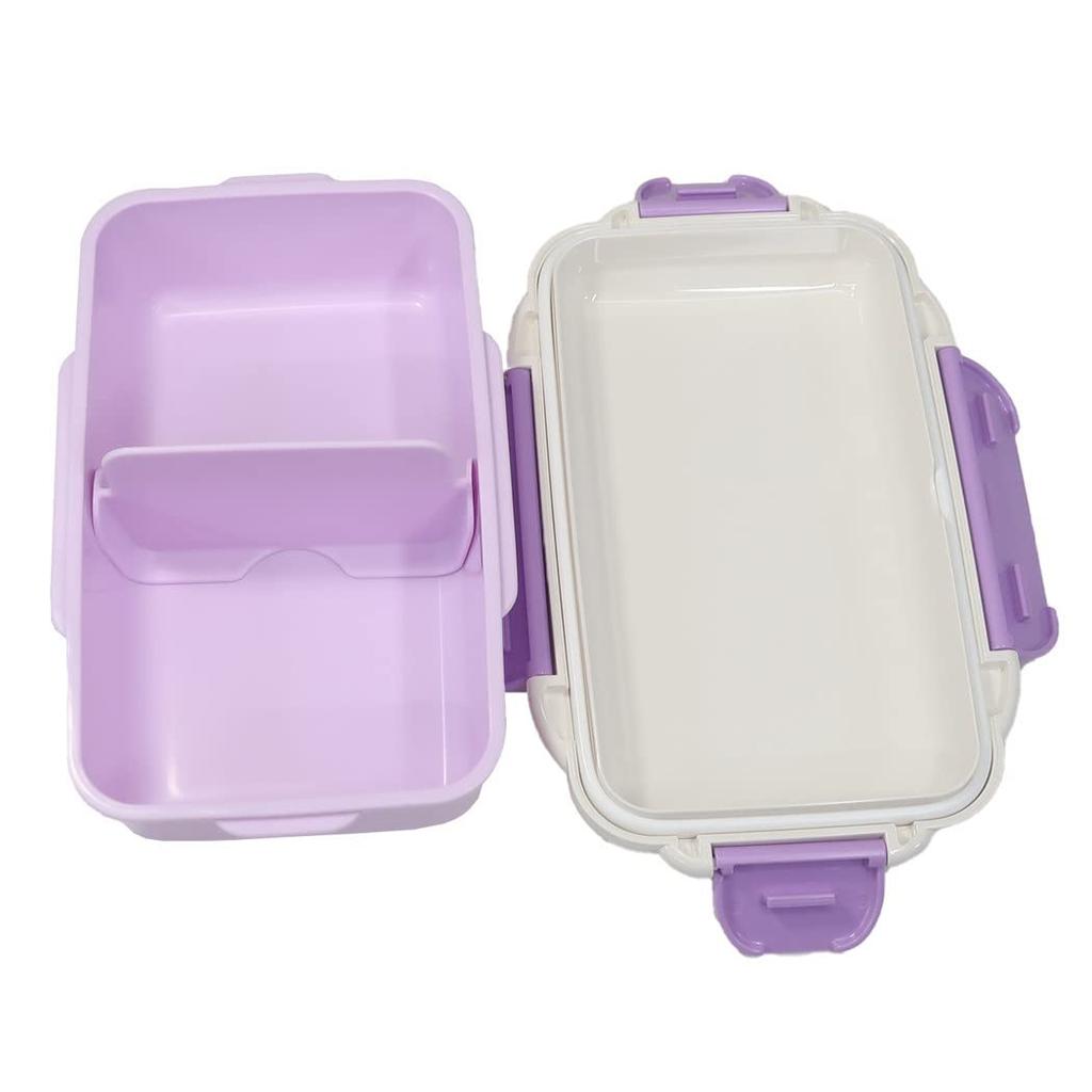 Kamio Japan Sanrio Characters Locking Lunch Box 4-Point Single-Tier [010542]