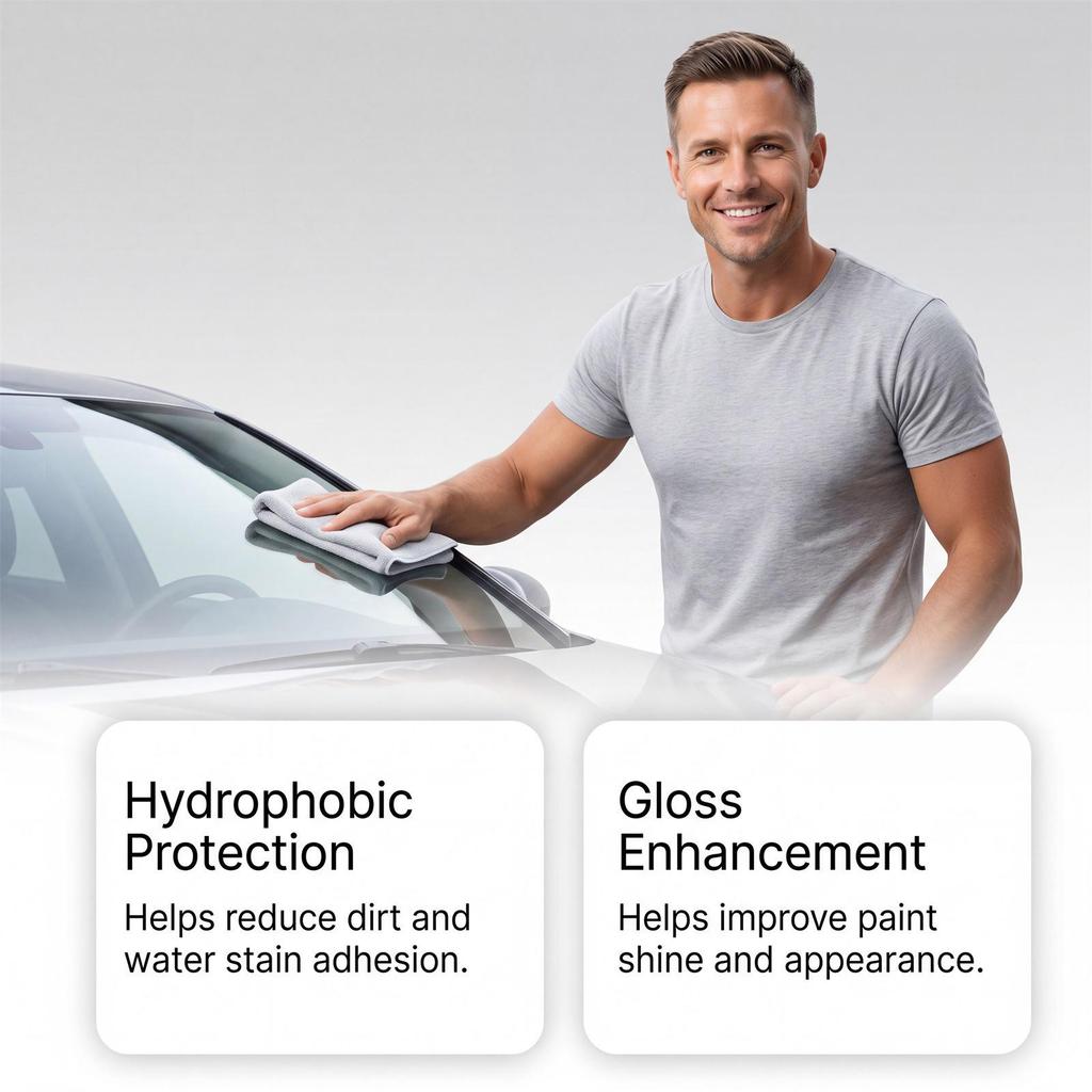 HOMONTH Car Coating Agent - Daily Cleaner & Hydrophobic Protectant for Enhanced Gloss on Car Paint.