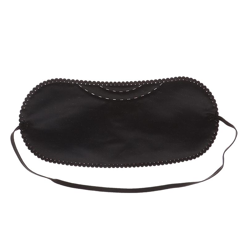 10 Teile/los Schwarz Reise Hause Schlaf Eyeshade Frauen Männer Auge Abdeckung Schatten Patch