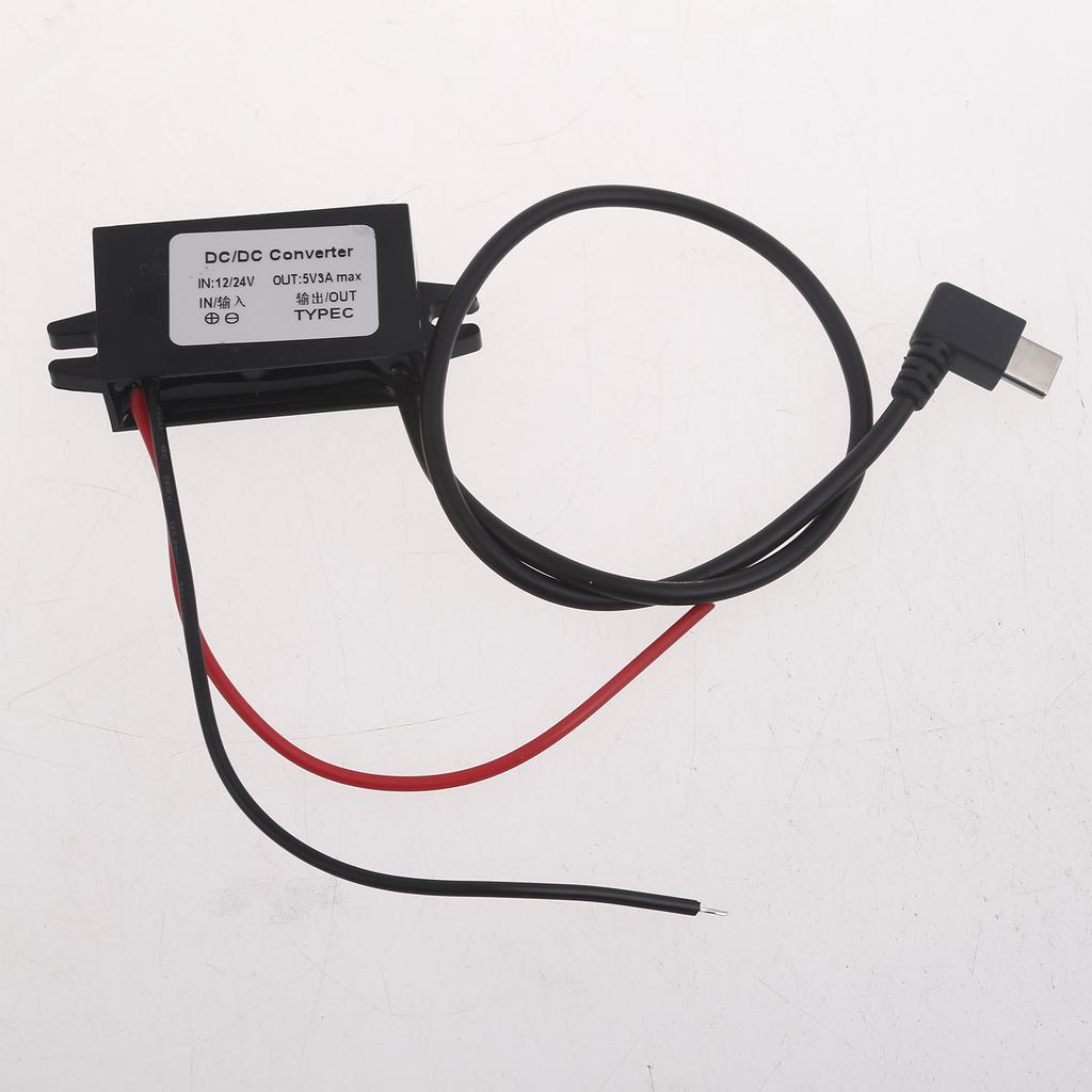 Convertor USB C 12V la 5V DC12V la tip C 5V 3A Modul USB Buckk Step Down Convertor DCDC 8-23V Regulator de tensiune