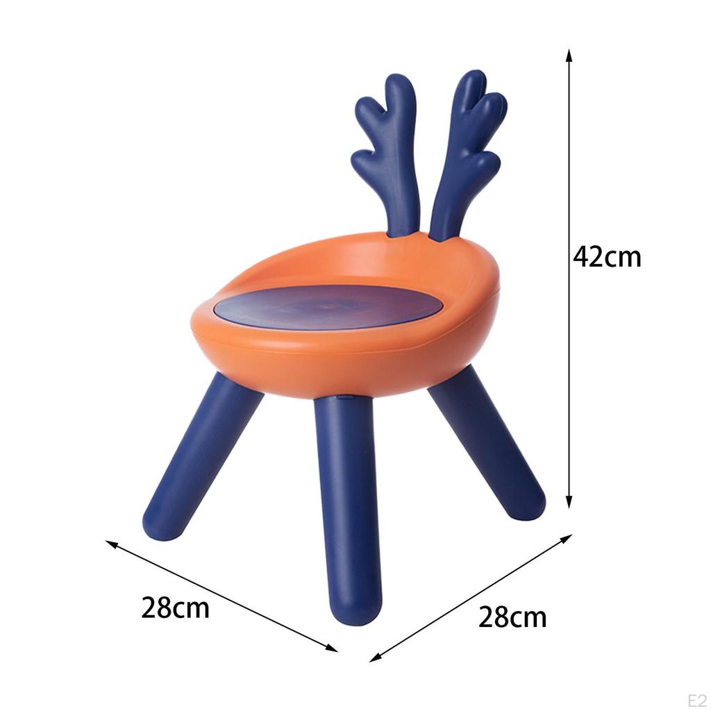 Chair, Sturdy Backrest Lightweight Kids Stool, Children's Chair for 2-10 Years Old Boys And