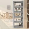 VidaXL Bookcase-Room Divider Sonoma Grey 60x30x166 Cm