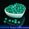 Natural African Green Gemstone Round Beads for Bracelets and DIY Jewelry Accessories