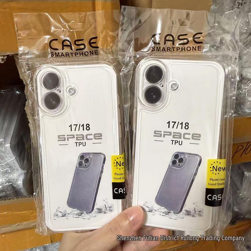Clear Soft Anti-Fall Case for iPhone 16/16 Pro Max, Compatible with iPhone 13/15