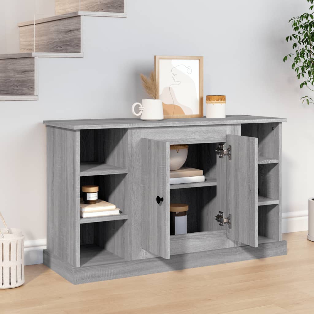 Aparador Sonoma Cinza 100 x 35,5 x 60 cm Aglomerado