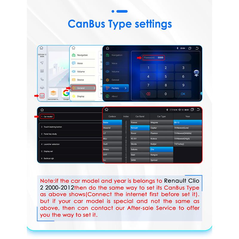 Hizpo Android 13 Automobilinis Radijas Renault Clio 2 2000-2012 belaidis CarPlay Android Auto 2din automobilinis Išmanusis Ekranas Bluetooth Autoradijas DVR Kamera RDS FM