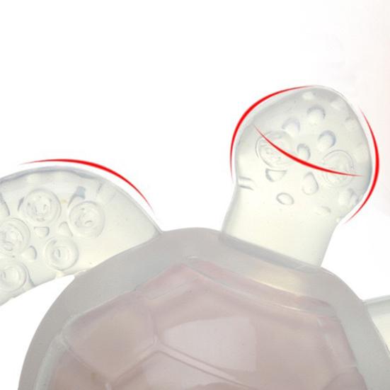 Turtle Teether Convenient No Burrs Easy To Grip