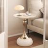 Retro Wrought Iron Side Table for Living Room, Bedroom, or Balcony