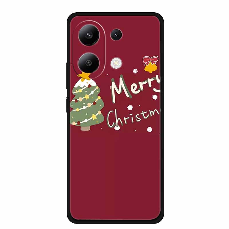 Christmas Case For Redmi Note 13 4G 5G Case Note13 Pro 5G 4G 13R Pro Soft TPU Silicone Covers for Xiaomi Redmi Note 13 Pro Plus