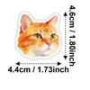 50 Watercolor Hand Account Stickers Food Animals Fruits Cute Decorative Stickers Creative Diy Stickers